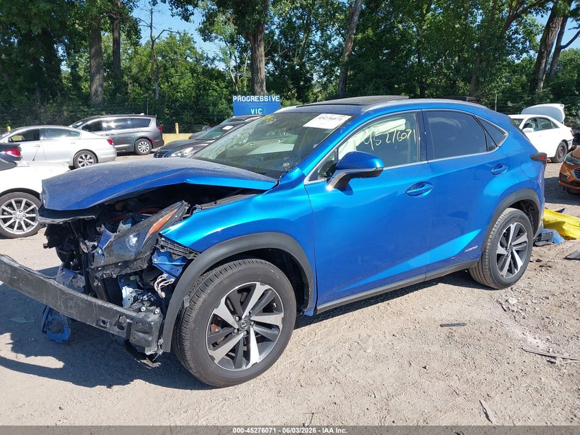 2020 Lexus Nx VIN JTJGJRDZ7L2138391 IAAI salvage auction — FRONT END, Salvage Title, sold $5,250 on 2026-07-29 (photo 2)