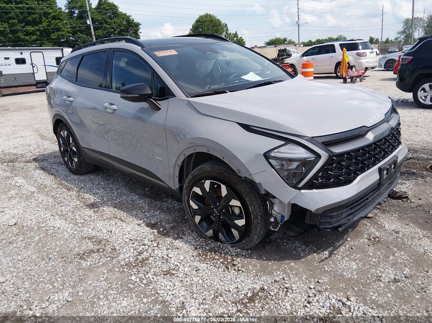 2023 Kia Sportage VIN 5XYK6CAF5PG107223 IAAI salvage auction — LEFT SIDE, Salvage (Missouri), sold $5,900 on 2026-07-27 (photo 1)