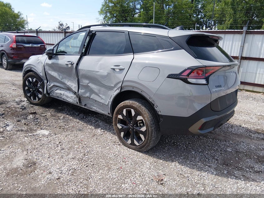 2023 Kia Sportage VIN 5XYK6CAF5PG107223 IAAI salvage auction — LEFT SIDE, Salvage (Missouri), sold $5,900 on 2026-07-27 (photo 3)