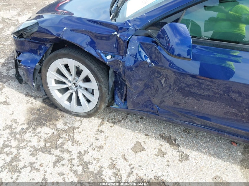 2023 Tesla Model 3 VIN 5YJ3E1EB2PF635926 IAAI salvage auction — LEFT FRONT, Salvage Title, sold $8,600 on 2026-07-30 (photo 6)
