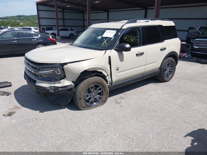 2024 Ford Bronco sport VIN 3FMCR9B65RRE63169 IAAI salvage auction — LEFT FRONT, Salvage Title, sold $7,650 on 2026-07-30 (photo 2)