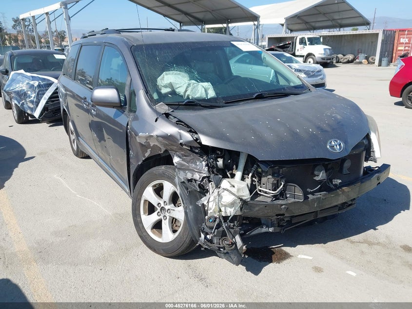 2011 Toyota Sienna VIN 5TDKK3DC1BS150353 IAAI salvage auction — RIGHT FRONT, Salvage (California), sold $25 on 2026-07-08 (photo 1)