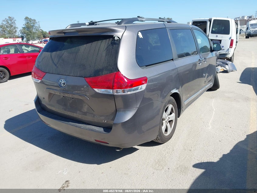 2011 Toyota Sienna VIN 5TDKK3DC1BS150353 IAAI salvage auction — RIGHT FRONT, Salvage (California), sold $25 on 2026-07-08 (photo 4)