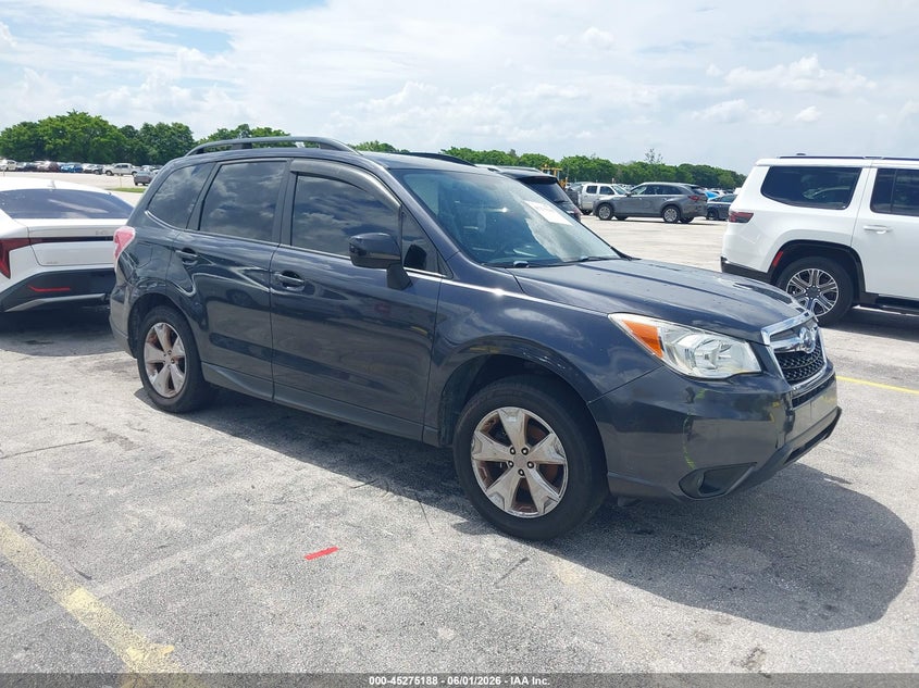2016 Subaru Forester VIN JF2SJAFC4GH523600 IAAI salvage auction — LEFT SIDE, Salvage Title, sold $425 on 2026-07-30 (photo 1)