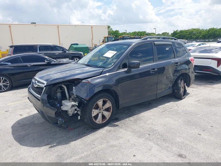 2016 Subaru Forester VIN JF2SJAFC4GH523600 IAAI salvage auction — LEFT SIDE, Salvage Title, sold $425 on 2026-07-30 (photo 2)