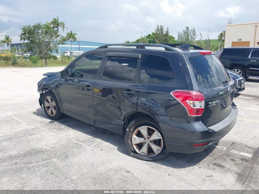 2016 Subaru Forester VIN JF2SJAFC4GH523600 IAAI salvage auction — LEFT SIDE, Salvage Title, sold $425 on 2026-07-30 (photo 3)