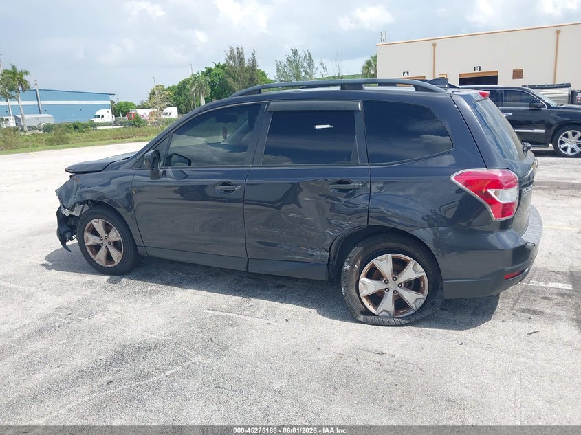2016 Subaru Forester VIN JF2SJAFC4GH523600 IAAI salvage auction — LEFT SIDE, Salvage Title, sold $425 on 2026-07-30 (photo 6)