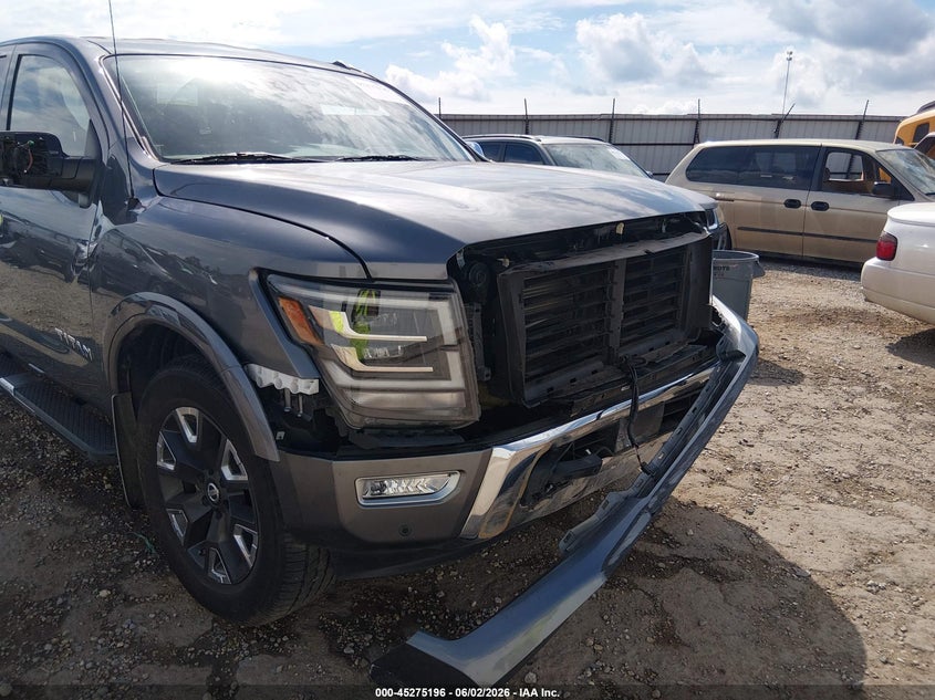 2021 Nissan TITAN VIN 1N6AA1EDXMN528394 IAAI salvage auction — FRONT & REAR, Salvage (Arkansas), sold $12,925 on 2026-07-30 (photo 6)