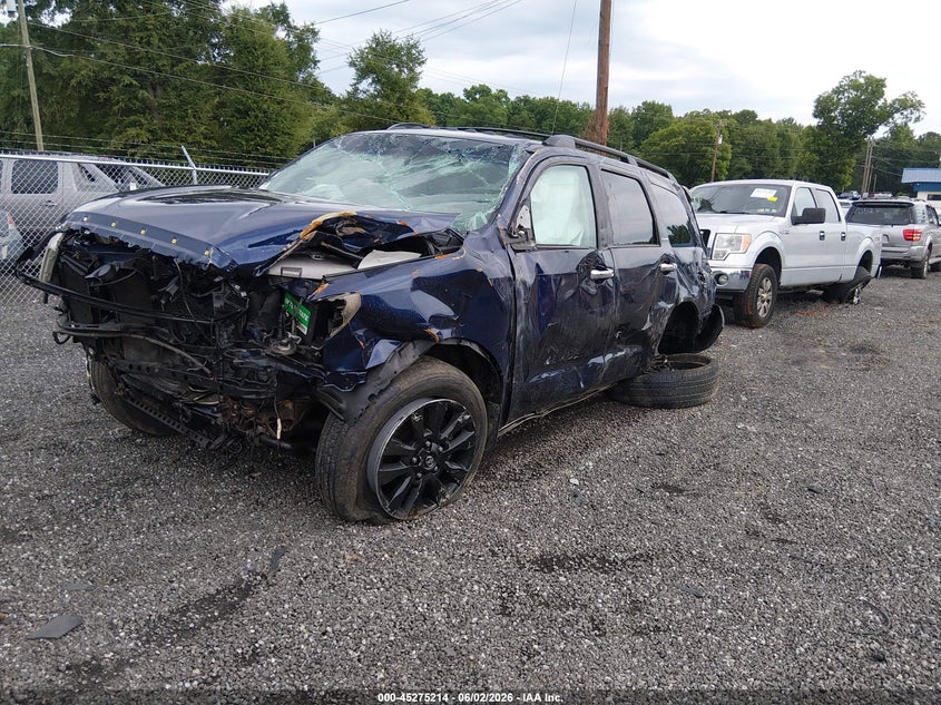 2008 Toyota Sequoia VIN 5TDBY67A48S009442 IAAI salvage auction — FRONT END, Salvage (South Carolina), sold $2,150 on 2026-07-28 (photo 2)