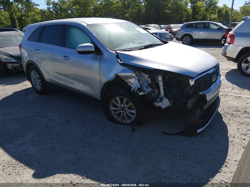 2019 Kia Sorento VIN 5XYPG4A36KG577459 IAAI salvage auction — RIGHT FRONT, Salvage Title, sold $800 on 2026-07-20 (photo 1)