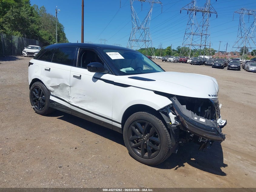2025 Land rover Range rover velar VIN SALYL2EXXSA805540 IAAI salvage auction — SIDE, Salvage Title, sold $10,575 on 2026-07-17 (photo 1)