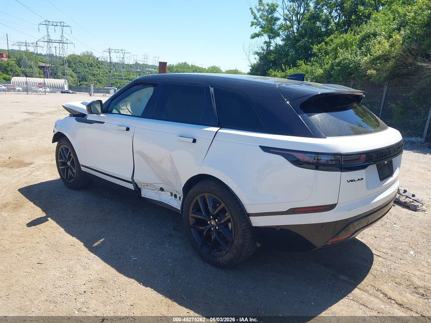 2025 Land rover Range rover velar VIN SALYL2EXXSA805540 IAAI salvage auction — SIDE, Salvage Title, sold $10,575 on 2026-07-17 (photo 3)