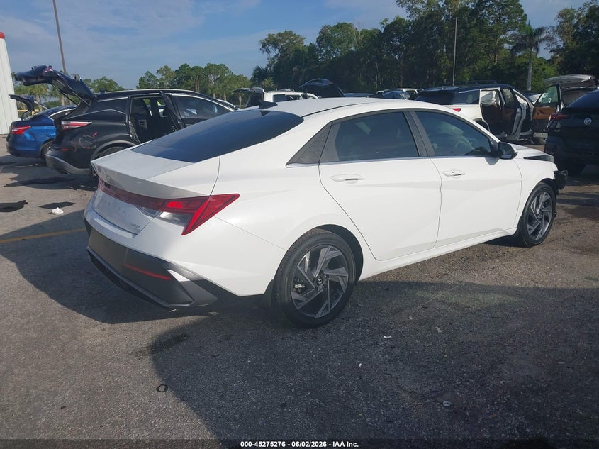 2026 Hyundai Elantra VIN KMHLP4DG6TU188880 IAAI salvage auction — FRONT END, Salvage Title, sold $5,900 on 2026-07-07 (photo 4)