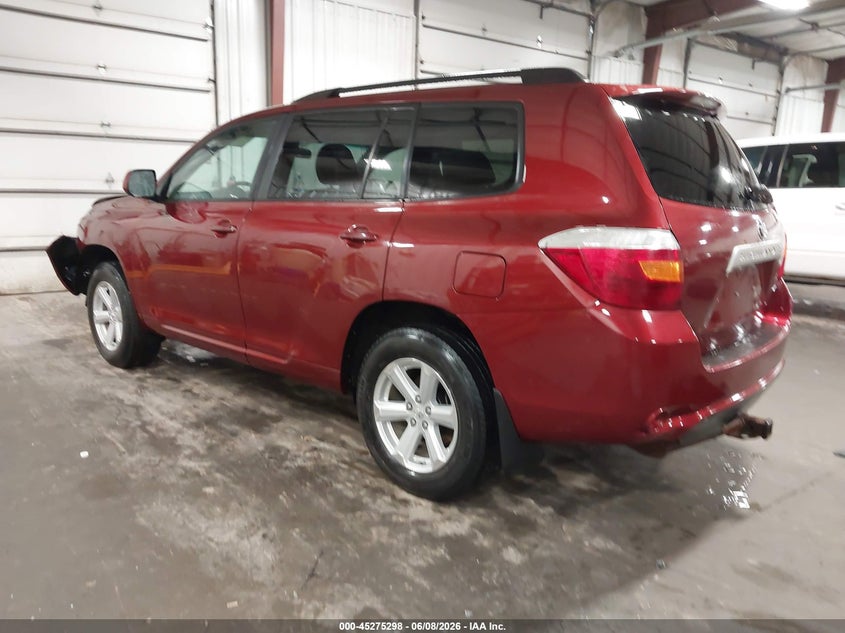 2010 Toyota Highlander VIN 5TDJK3EH7AS025765 IAAI salvage auction — FRONT END, Salvage (Iowa), sold $1,550 on 2026-07-14 (photo 3)