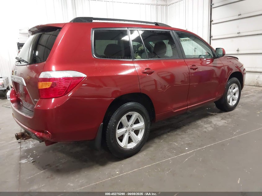 2010 Toyota Highlander VIN 5TDJK3EH7AS025765 IAAI salvage auction — FRONT END, Salvage (Iowa), sold $1,550 on 2026-07-14 (photo 4)