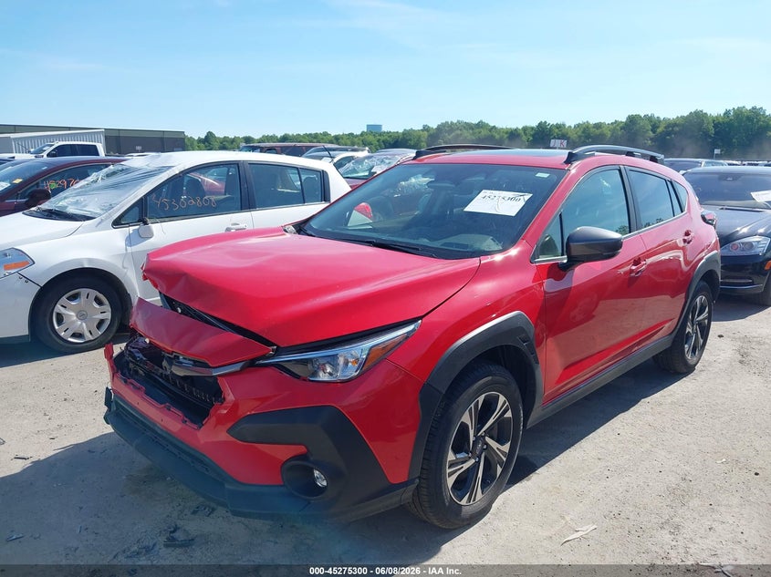 2025 Subaru Xv VIN JF2GUHDC4SH305562 IAAI salvage auction — RIGHT FRONT, Salvage Title, sold $6,000 on 2026-07-28 (photo 2)