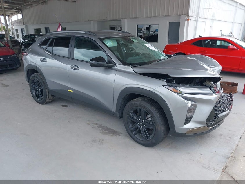 2025 Chevrolet Trax VIN KL77LKEP3SC047660 IAAI salvage auction — FRONT END, Salvage Title, sold $5,100 on 2026-07-24 (photo 1)
