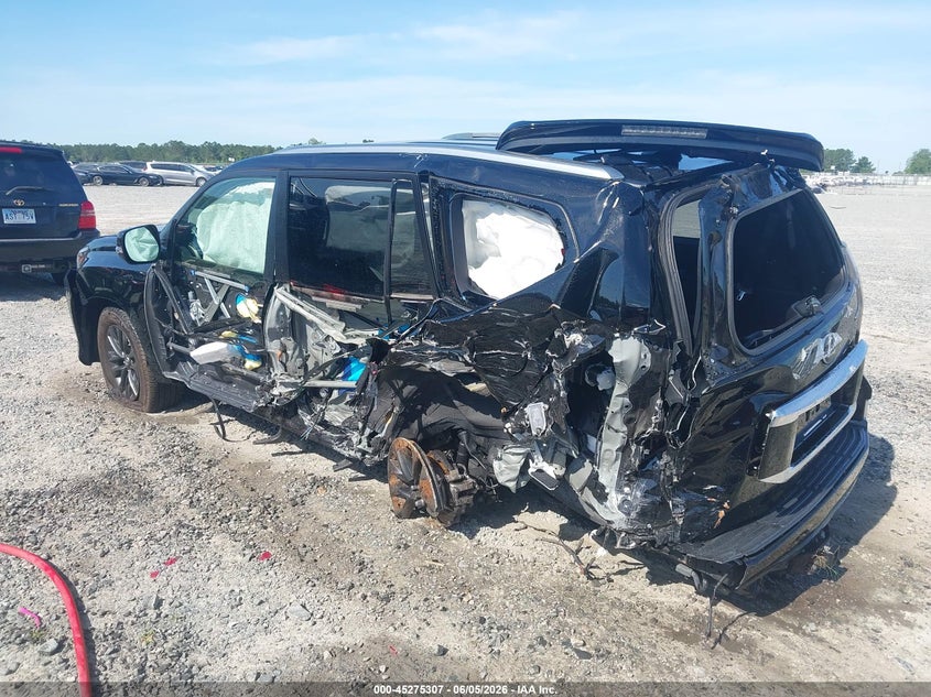 2020 Lexus Gx VIN JTJAM7BX6L5263612 IAAI salvage auction — FRONT & REAR, Salvage Title, sold $16,475 on 2026-07-13 (photo 3)