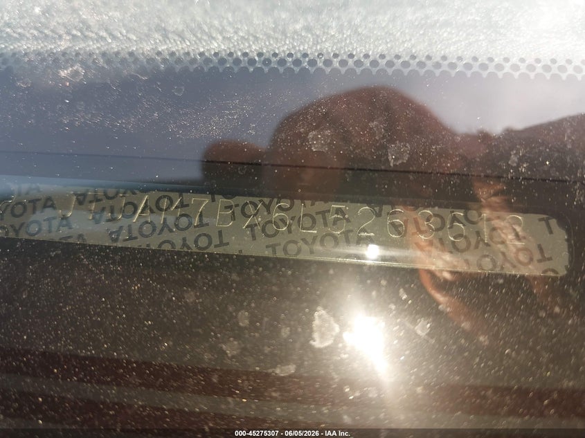 2020 Lexus Gx VIN JTJAM7BX6L5263612 IAAI salvage auction — FRONT & REAR, Salvage Title, sold $16,475 on 2026-07-13 (photo 9)