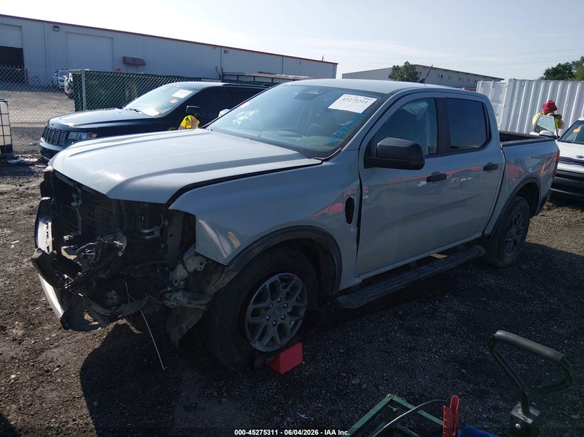 2024 Ford Ranger VIN 1FTER4HP6RLE57220 IAAI salvage auction — FRONT END, Junk (Oklahoma), sold $8,125 on 2026-08-20 (photo 2)