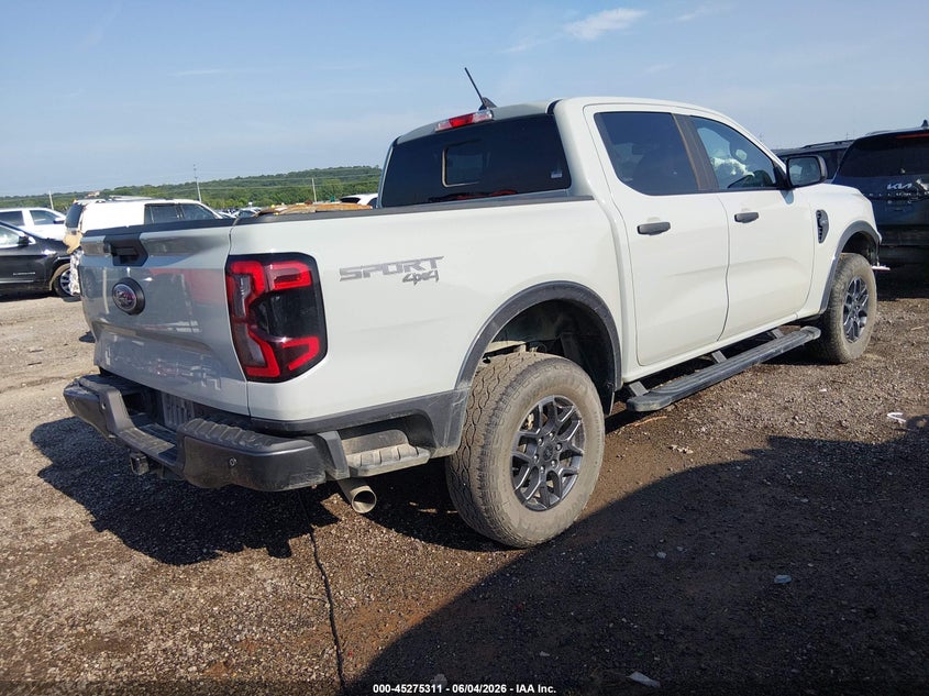 2024 Ford Ranger VIN 1FTER4HP6RLE57220 IAAI salvage auction — FRONT END, Junk (Oklahoma), sold $8,125 on 2026-08-20 (photo 4)