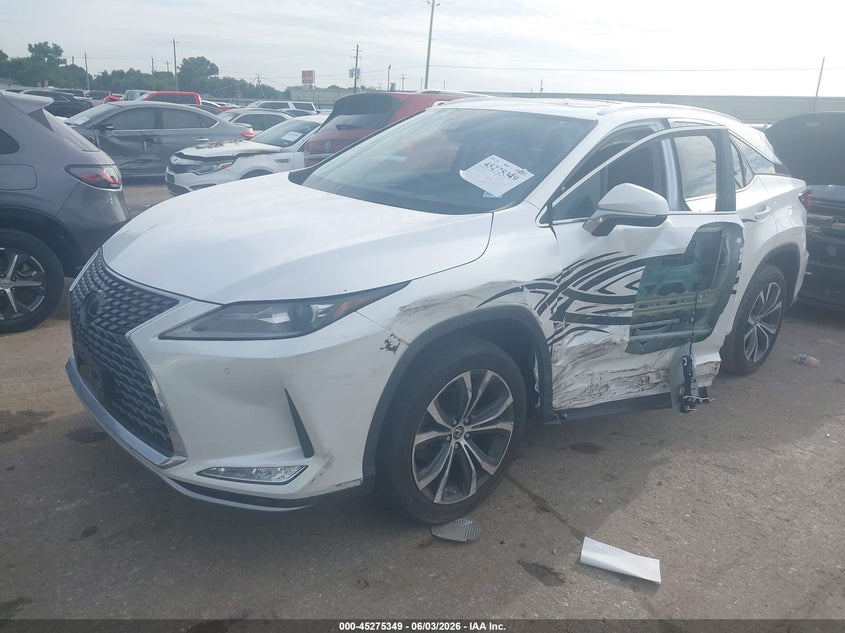 2022 Lexus Rx VIN 2T2HZMAA3NC222788 IAAI salvage auction — LEFT SIDE, Salvage Title, sold $21,750 on 2026-07-29 (photo 2)