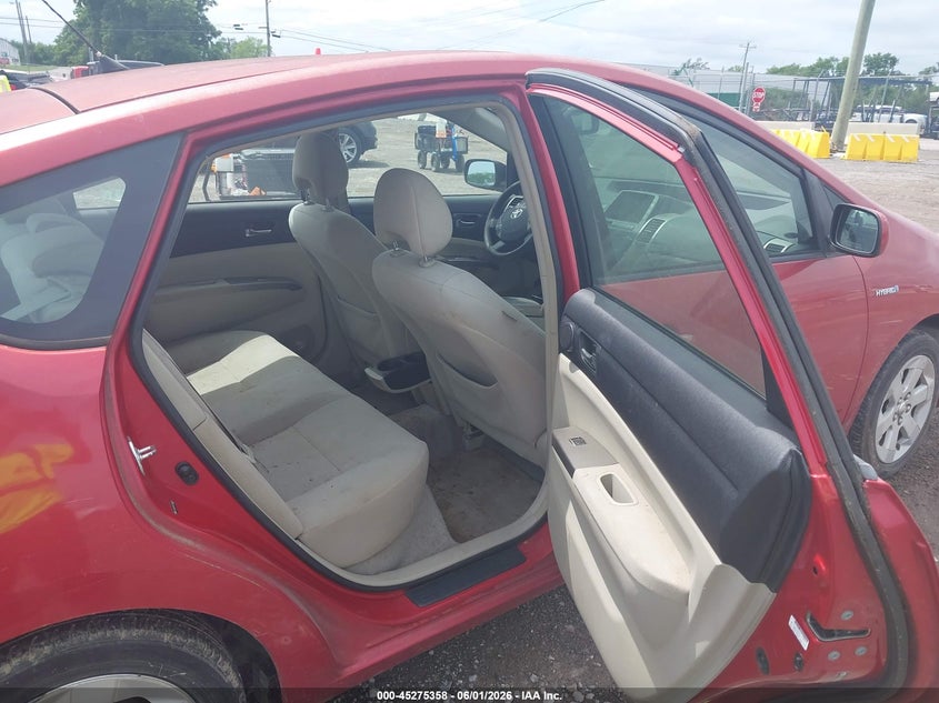 2009 Toyota Prius VIN JTDKB20UX93504603 IAAI salvage auction — NORMAL WEAR, Clear (Tennessee), sold $325 on 2026-07-16 (photo 8)