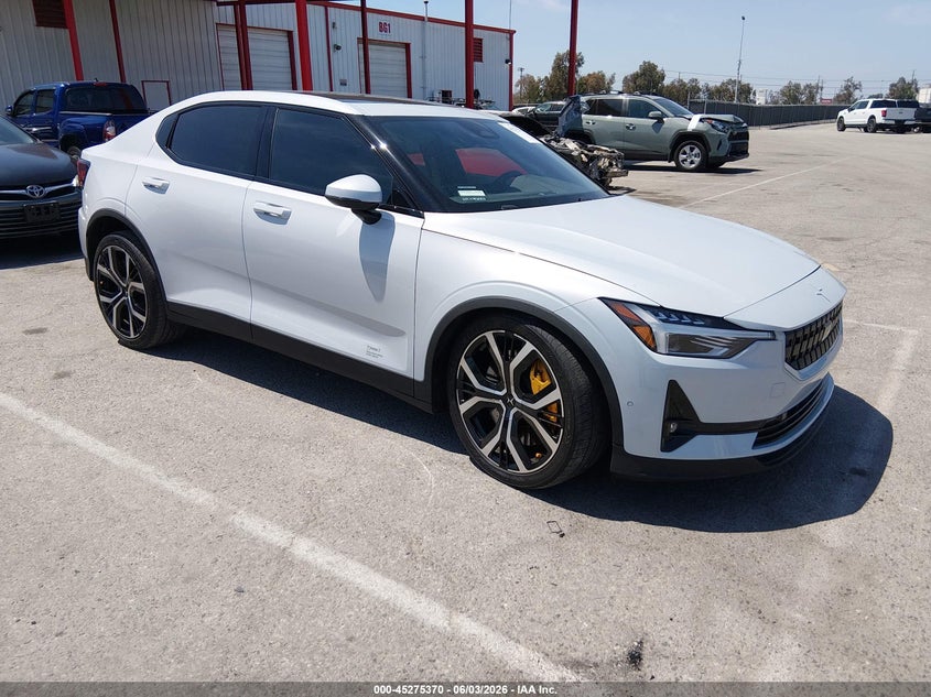 2023 Polestar 2 VIN YSMET3KA8PL116273 IAAI salvage auction — LEFT FRONT, Salvage Title, sold $7,900 on 2026-07-27 (photo 1)
