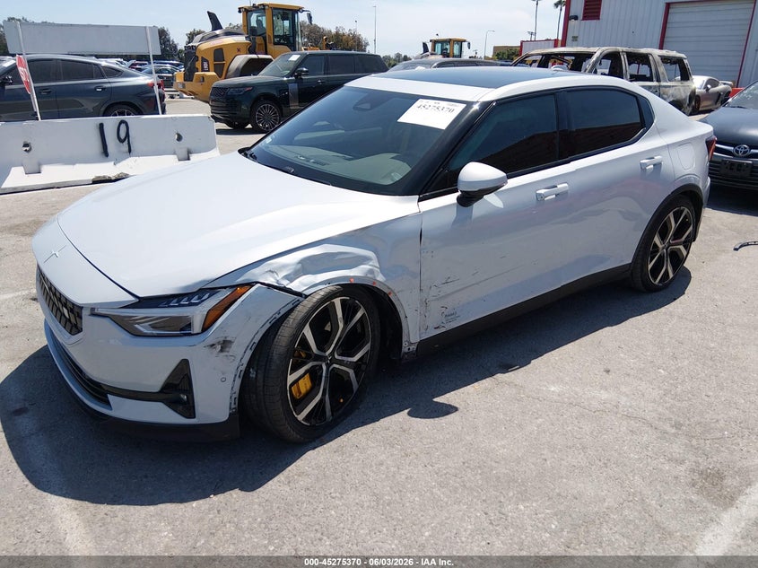 2023 Polestar 2 VIN YSMET3KA8PL116273 IAAI salvage auction — LEFT FRONT, Salvage Title, sold $7,900 on 2026-07-27 (photo 2)