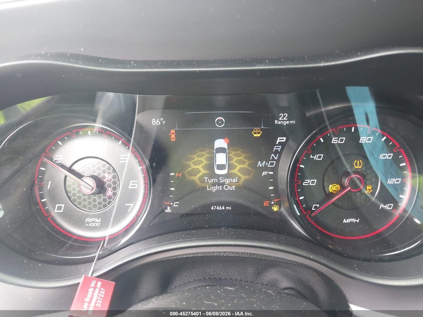 2022 Dodge Charger VIN 2C3CDXBG1NH217214 IAAI salvage auction — FRONT END, Salvage Title, sold $5,900 on 2026-07-30 (photo 7)