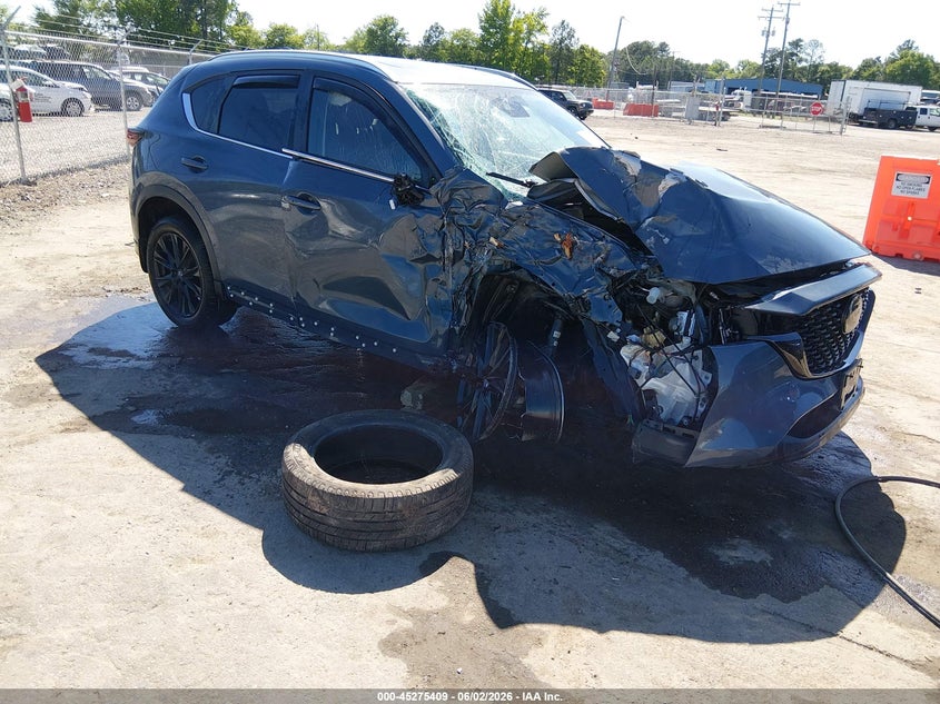 2023 Mazda Cx-5 VIN JM3KFBCM5P0148082 IAAI salvage auction — RIGHT FRONT, Salvage Title, sold $3,950 on 2026-07-26 (photo 1)