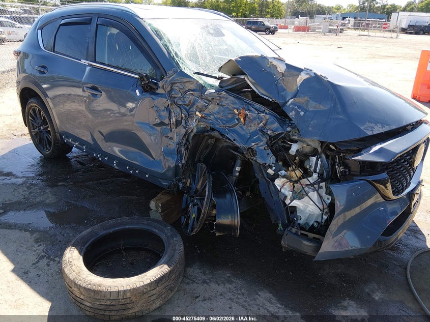 2023 Mazda Cx-5 VIN JM3KFBCM5P0148082 IAAI salvage auction — RIGHT FRONT, Salvage Title, sold $3,950 on 2026-07-26 (photo 6)