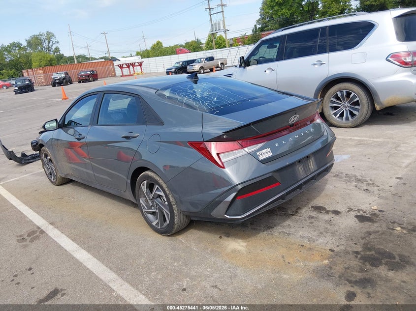 2025 Hyundai Elantra VIN KMHLM4DG1SU051370 IAAI salvage auction — FRONT END, Salvage Title, sold $4,800 on 2026-07-20 (photo 3)