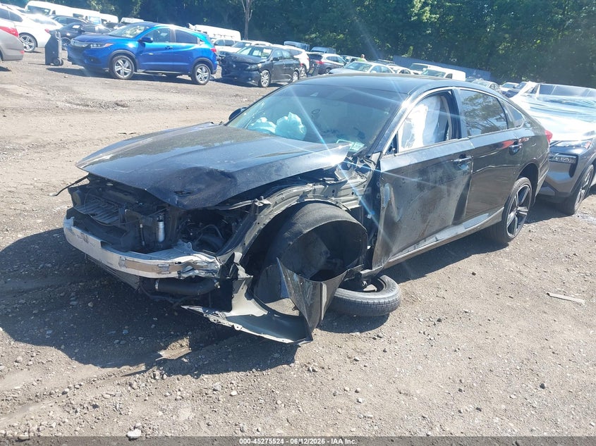 2018 Honda Accord VIN 1HGCV2F52JA027307 IAAI salvage auction — FRONT END, Salvage Title, sold $25 on 2026-08-19 (photo 2)