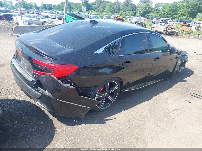 2018 Honda Accord VIN 1HGCV2F52JA027307 IAAI salvage auction — FRONT END, Salvage Title, sold $25 on 2026-08-19 (photo 4)