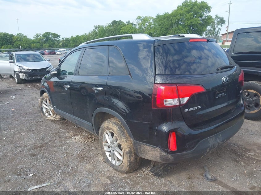 2014 Kia Sorento VIN 5XYKTCA61EG539670 IAAI salvage auction — FRONT END, Clear (Tennessee), sold $1,350 on 2026-07-30 (photo 3)