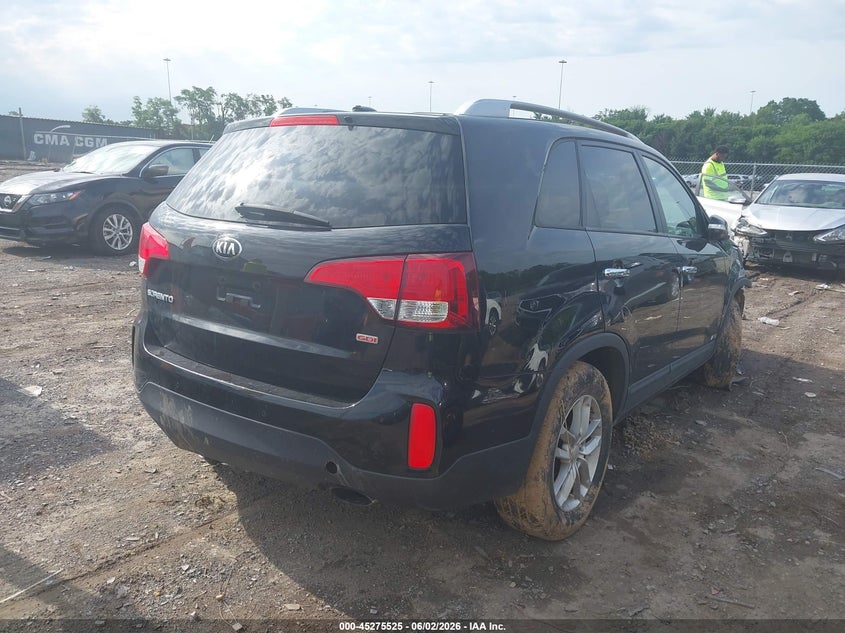 2014 Kia Sorento VIN 5XYKTCA61EG539670 IAAI salvage auction — FRONT END, Clear (Tennessee), sold $1,350 on 2026-07-30 (photo 4)
