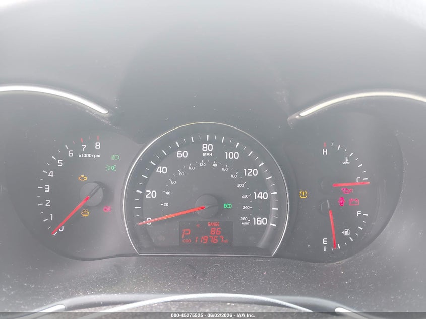 2014 Kia Sorento VIN 5XYKTCA61EG539670 IAAI salvage auction — FRONT END, Clear (Tennessee), sold $1,350 on 2026-07-30 (photo 7)