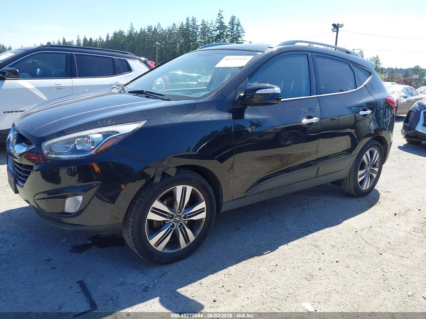 2015 Hyundai Tucson VIN KM8JUCAG3FU113718 IAAI salvage auction — UNDERCARRIAGE, Salvage Title, sold $1,050 on 2026-07-16 (photo 2)