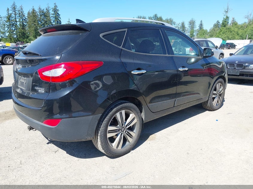 2015 Hyundai Tucson VIN KM8JUCAG3FU113718 IAAI salvage auction — UNDERCARRIAGE, Salvage Title, sold $1,050 on 2026-07-16 (photo 4)
