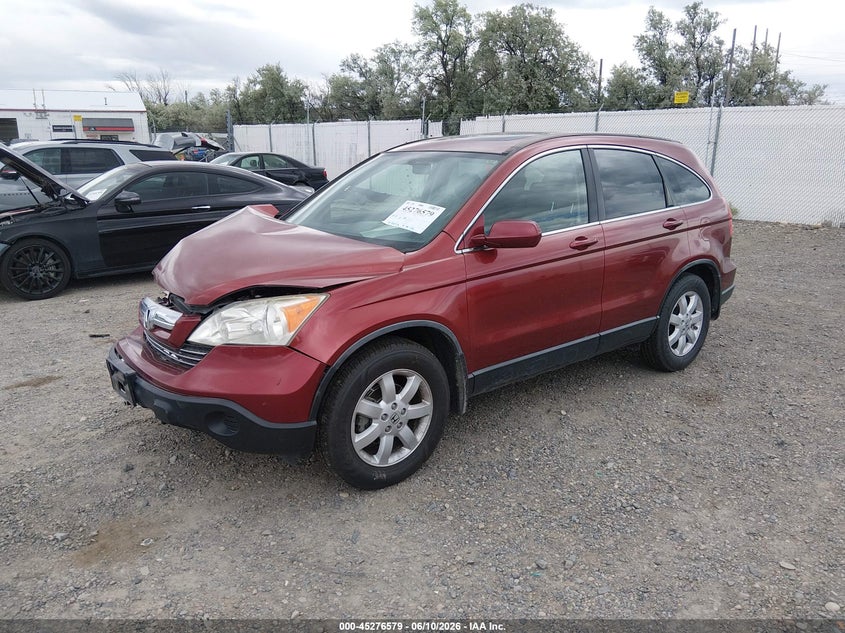 2008 Honda Cr-v VIN JHLRE48718C061551 IAAI salvage auction — RIGHT FRONT, Clear (Montana), sold $75 on 2026-07-29 (photo 2)