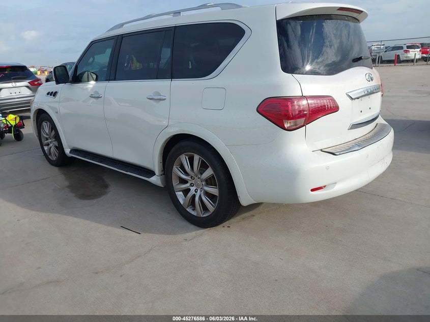 2014 Infiniti Qx80 VIN JN8AZ2NE3E9063384 IAAI salvage auction — NORMAL WEAR, Original (Texas), sold $1,325 on 2026-07-10 (photo 3)