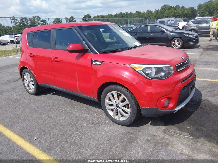 2019 Kia Soul VIN KNDJP3A50K7691150 IAAI salvage auction — NORMAL WEAR, Salvage Title, sold $875 on 2026-07-08 (photo 1)