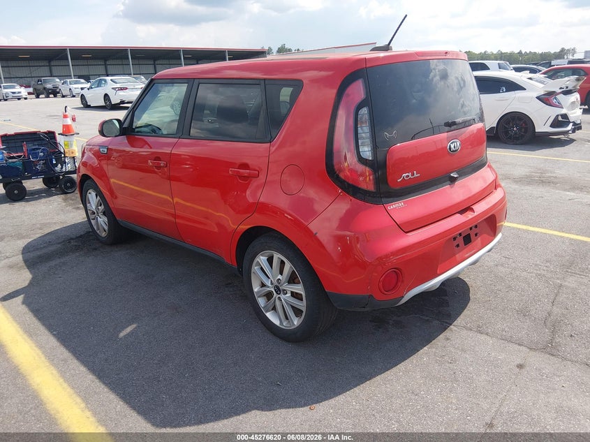 2019 Kia Soul VIN KNDJP3A50K7691150 IAAI salvage auction — NORMAL WEAR, Salvage Title, sold $875 on 2026-07-08 (photo 3)