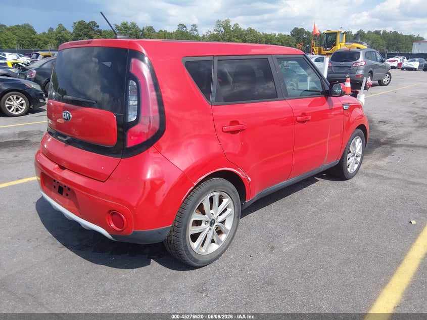 2019 Kia Soul VIN KNDJP3A50K7691150 IAAI salvage auction — NORMAL WEAR, Salvage Title, sold $875 on 2026-07-08 (photo 4)
