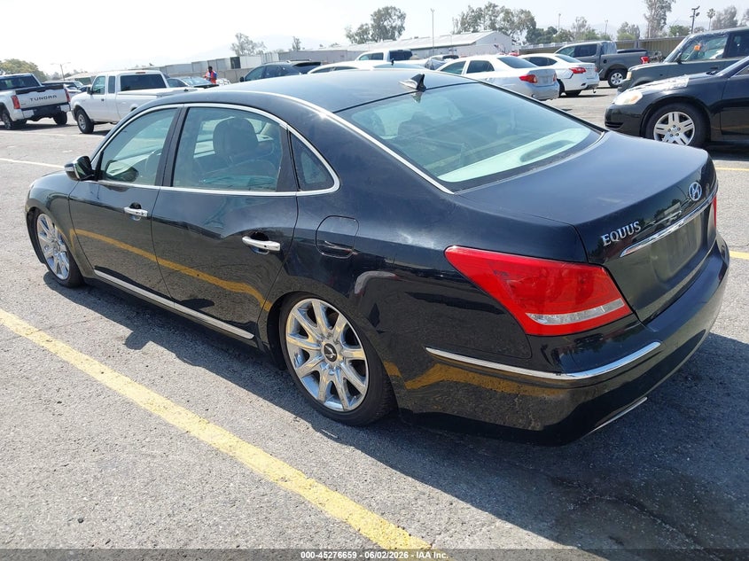 2012 Hyundai Equus VIN KMHGH4JH6CU054267 IAAI salvage auction — NORMAL WEAR, Clear - Dealer Only (California), sold $825 on 2026-07-14 (photo 3)