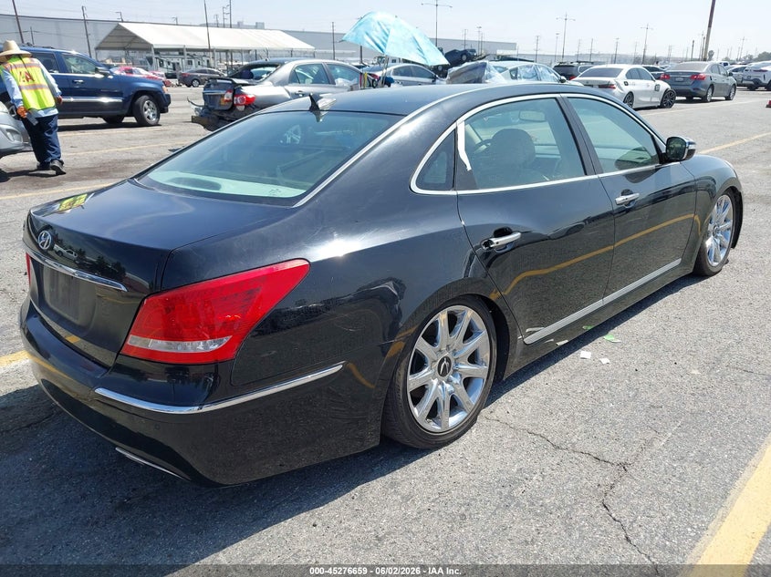 2012 Hyundai Equus VIN KMHGH4JH6CU054267 IAAI salvage auction — NORMAL WEAR, Clear - Dealer Only (California), sold $825 on 2026-07-14 (photo 4)