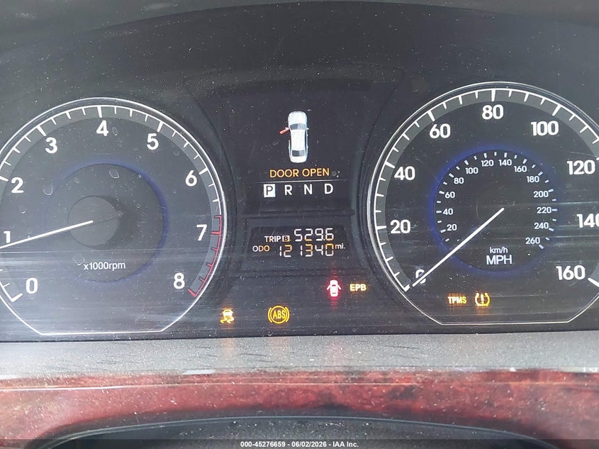 2012 Hyundai Equus VIN KMHGH4JH6CU054267 IAAI salvage auction — NORMAL WEAR, Clear - Dealer Only (California), sold $825 on 2026-07-14 (photo 7)