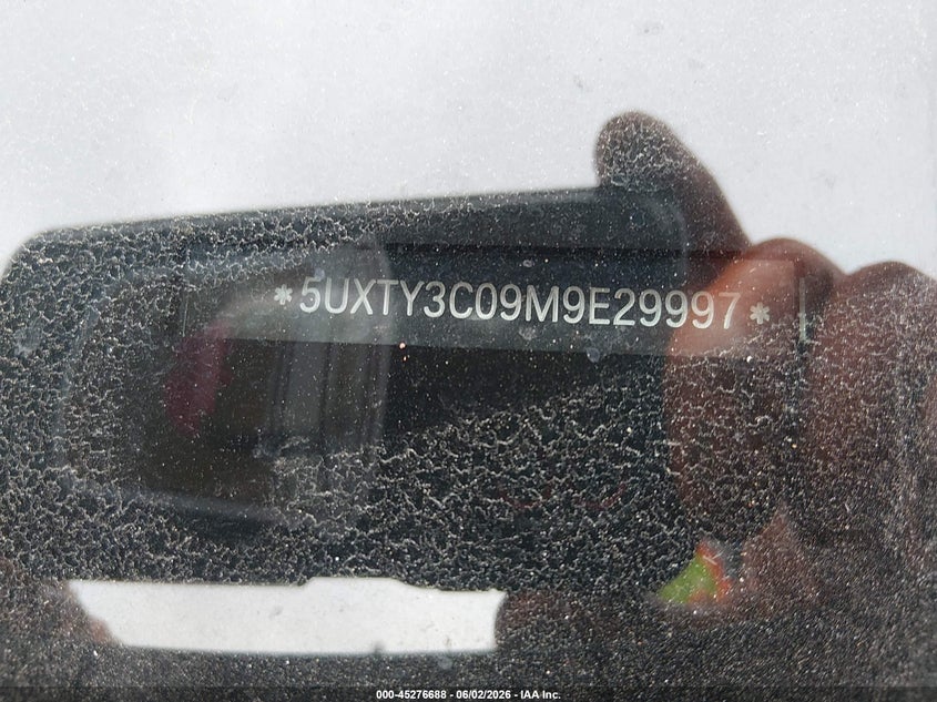 2021 BMW X3 VIN 5UXTY3C09M9E29997 IAAI salvage auction — RIGHT REAR, Salvage Title, sold $9,100 on 2026-07-09 (photo 9)