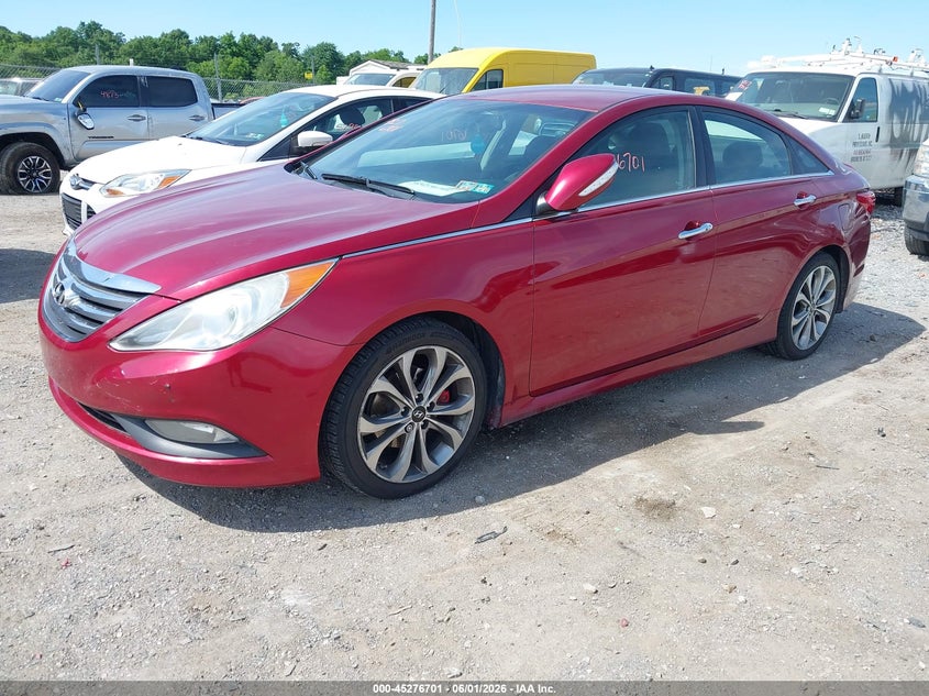 2014 Hyundai Sonata VIN 5NPEC4AB2EH862182 IAAI salvage auction — NORMAL WEAR, Clear (Pennsylvania), sold $375 on 2026-07-15 (photo 2)
